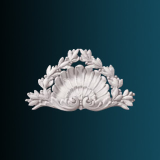 Декоративный орнамент Перфект G2081 белый 133х210х16 мм