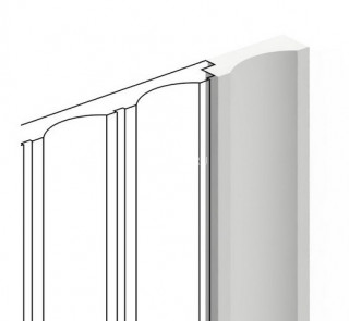 Финишный молдинг для панелей 12х36 мм HiWood LF138B NP белый 2,7 м Финишный молдинг для панелей 12х36 мм HiWood LF138B NP белый 2,7 м