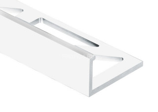 Профиль L-образный алюминий 8 мм PV01-24 белый Ral 9016 2,7 м