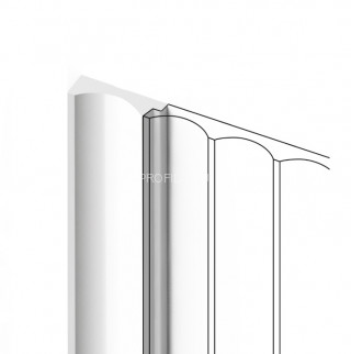 Финишный молдинг HiWood LF139A NP белый 12х32 мм 2,7 м Финишный молдинг HiWood LF139A NP белый 12х32 мм 2,7 м