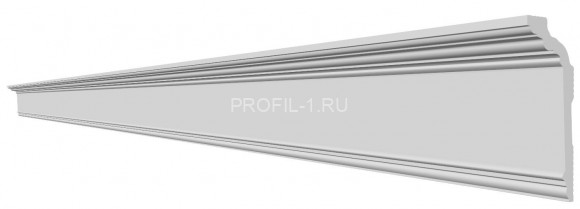 Потолочный плинтус Glanzepol GP-111 белый полистирол 102х41 мм 2 м