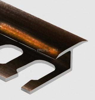 Профиль Т-образный гибкий 16 мм алюминий PV42-07 бронза блестящая 2,7 м Профиль Т-образный гибкий 16 мм алюминий PV42-07 бронза блестящая 2,7 м