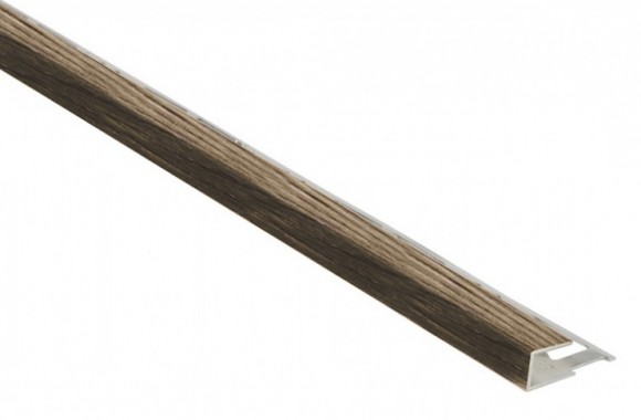 Алюминиевый профиль для ламината оконечный 8 мм Cezar Panel L дуб античный 1,0 м