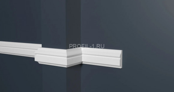 Молдинг Decor-Dizayn DD603 полистирол белый, под покраску 32х10х2000 мм