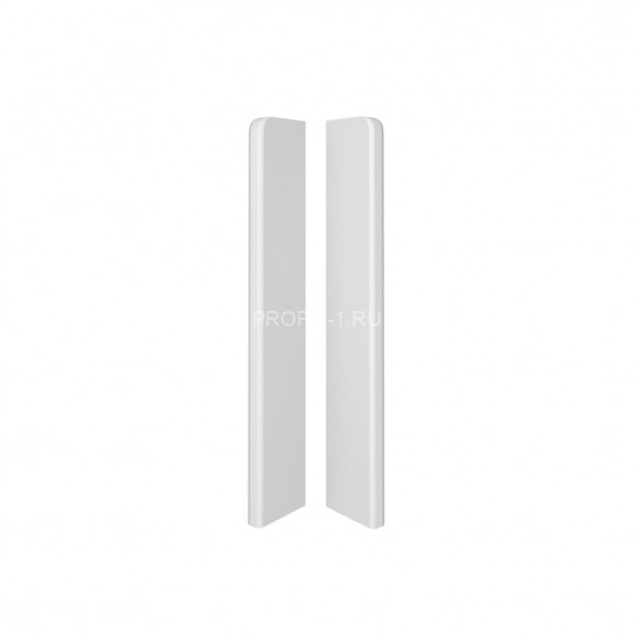 Комплект заглушек для напольного плинтуса  VOX Espumo (левая+правая 2шт.) белый