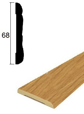Наличник ПВХ 68 мм Lemal 22068 Цвет 8696 Под дерево 2,2 м Наличник ПВХ 68 мм Lemal 22068 Цвет 8696 Под дерево 2,2 м