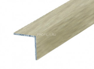 Алюминиевый уголок 40х40 мм равнополочный КД Клен северный 2,7 м (упаковка 10 штук)