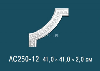 Угловой элемент с орнаментом Перфект AC250-12 410х410 мм