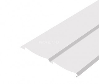 Стеновая панель Hiwood LV125 NP белая 120х12 мм 2,7 м Стеновая панель Hiwood LV125 NP белая 120х12 мм 2,7 м