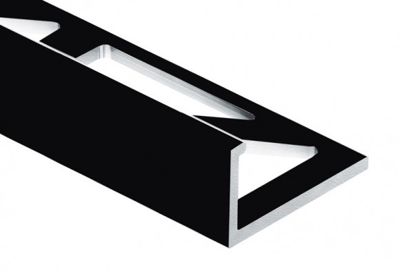 Профиль L-образный алюминий 8 мм PV01-40 черный Ral 9005 2,7 м