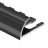 Профиль С-образный гибкий алюминий для плитки 8 мм PV10-19 eco черный блестящий 2,7 м
