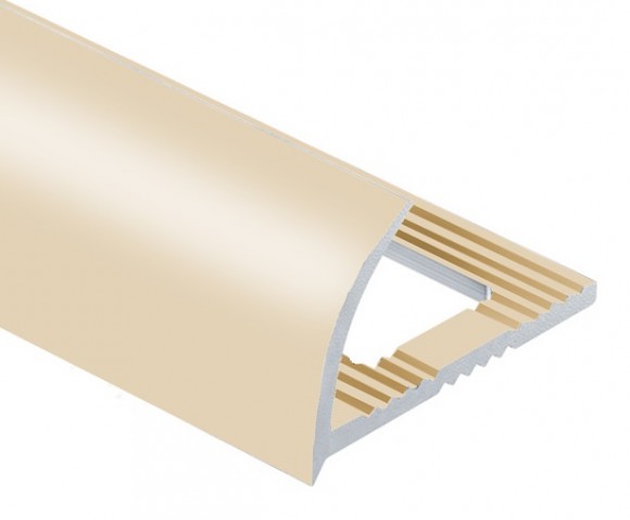 Алюминиевый профиль для плитки С-образный 8 мм PV16-26 светло-бежевый Ral 1015 2,7 м
