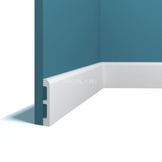 Напольный плинтус Перфект Плюс P83 белый дюрополимер 13х80 мм 200 см Напольный плинтус Перфект Плюс P83 белый дюрополимер 13х80 мм 200 см