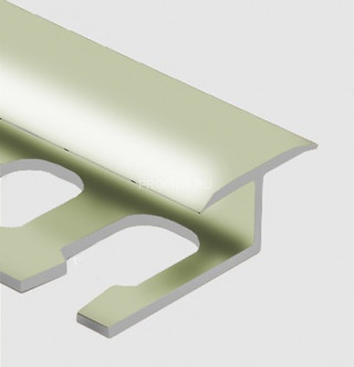 Профиль Т-образный гибкий 16 мм алюминий PV42-17 титан блестящий 2,7 м Профиль Т-образный гибкий 16 мм алюминий PV42-17 титан блестящий 2,7 м