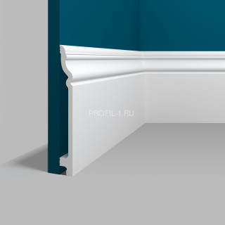 Напольный плинтус Перфект Плюс P118 белый ударопрочный 18х160 мм 2 м Напольный плинтус Перфект Плюс P118 белый ударопрочный 18х160 мм 2 м