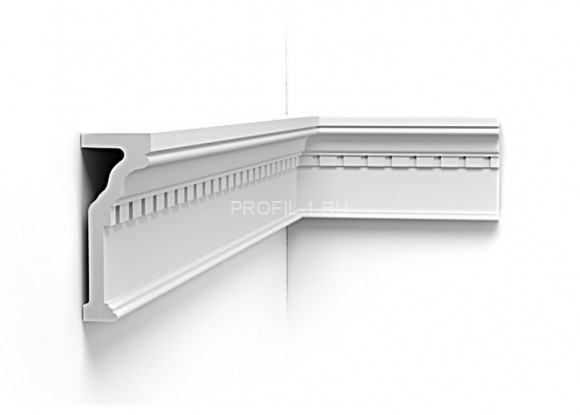 Молдинг Orac Decor Purotouch P4010 белый из полиуретана 24х49 мм 200 см