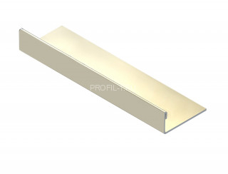 Нержавеющий стальной L-профиль 12.5 мм NEEXY PVS94-05 G золото зеркальное 2.7 м