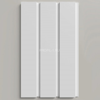 Стеновая декоративная панель 3D Decor-Dizayn DD913 из полистирола белая, под покраску 240х13х2000 мм