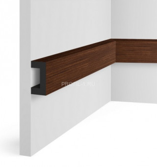 Молдинг 20х40 мм HiWood LB40 BR396 под дерево 2,7 м Молдинг 20х40 мм HiWood LB40 BR396 под дерево 2,7 м