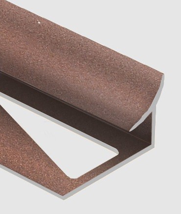 Уголок для плитки внутренний алюминий 12 мм PV29-14 розовый матовый 2,7 м