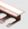 Профиль Т-образный гибкий 16 мм алюминий PV42-15 розовый блестящий 2,7 м