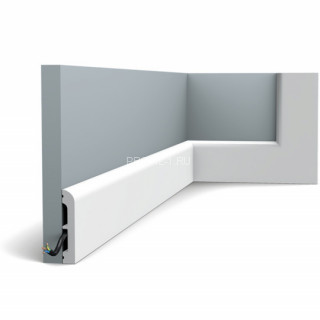 Напольный плинтус Orac Decor Duropolymer SX183 белый дюрополимер 75х13 мм 2м Напольный плинтус Orac Decor Duropolymer SX183 белый дюрополимер 75х13 мм 2м