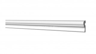 Молдинг Decor-Dizayn DD605 полистирол белый, под покраску 22х12х2000 мм