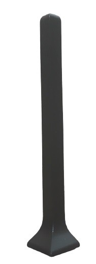 Уголок внешний для плинтуса 40 мм черный