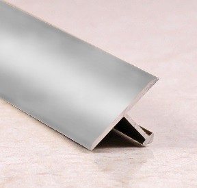 Т-образный профиль 13 мм алюминий ПТ-13 графит глянец браш 2,7 м