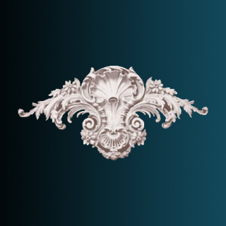 Декоративный орнамент Перфект G2084 белый 270х500х35 мм