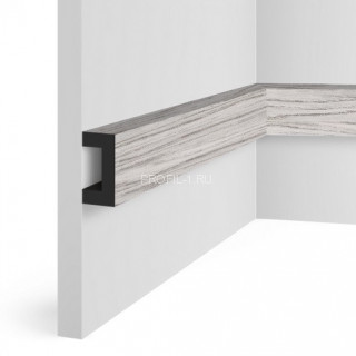 Молдинг 20х40 мм HiWood LB40 GR24 под дерево 2,7 м Молдинг 20х40 мм HiWood LB40 GR24 под дерево 2,7 м