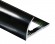 Профиль С-образный алюминий для плитки 10 мм PV08-19 eco черный блестящий 2,7 м