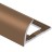 Алюминиевый профиль для плитки С-образный 8 мм PV16-37 светло-коричневый Ral 8025 2,7 м