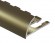 Профиль для плитки С-образный алюминий гибкий 8 мм PV19-09 шампань блестящая 2,7 м