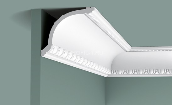 Потолочный плинтус Orac Decor Purotouch C216 белый полиуретан 116х133 мм 2м