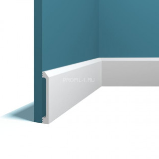 Напольный плинтус Перфект Плюс P142 белый ударопрочный 13х90 мм 2 м Напольный плинтус Перфект Плюс P142 белый ударопрочный 13х90 мм 2 м