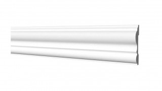 Молдинг Decor-Dizayn DD606 полистирол белый, под покраску 82х19х2000 мм
