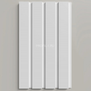 Стеновая декоративная панель 3D Decor-Dizayn DD914 из полистирола белая, под покраску 240х13х2000 мм