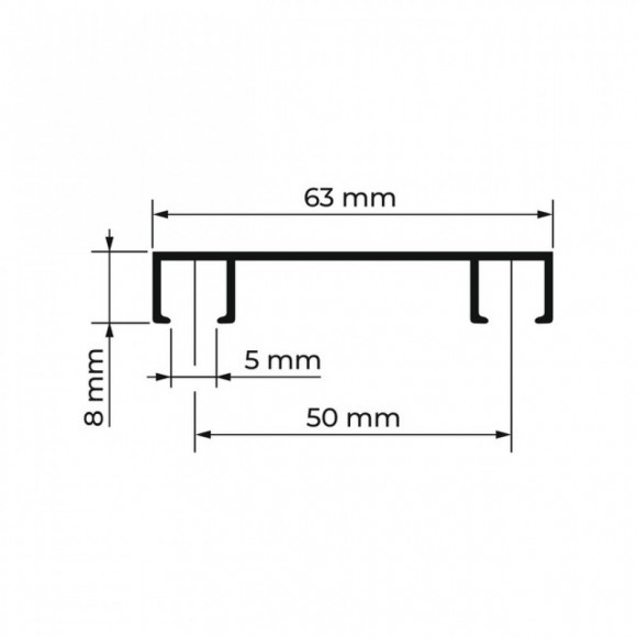 Алюминиевый карниз для штор LM DECOR D6 Премиум 3,4 м белый двухрядный Алюминиевый карниз для штор LM DECOR D6 Премиум 3,4 м белый двухрядный