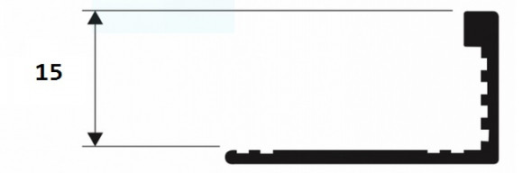 L-профиль латунный 15 мм Progress Profiles PTOC 15 хром 2,7 м L-профиль латунный 15 мм Progress Profiles PTOC 15 хром 2,7 м
