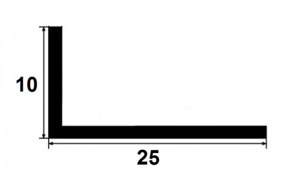 Латунный уголок разнополочный PL 25x10 OS 25х10 шлифованный 3м Латунный уголок разнополочный PL 25x10 OS 25х10 шлифованный 3м