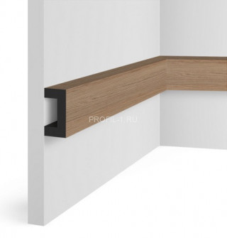 Молдинг 20х40 мм HiWood LB40 BR417 под дерево 2,7 м Молдинг 20х40 мм HiWood LB40 BR417 под дерево 2,7 м