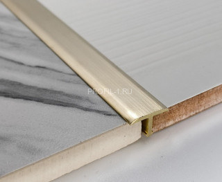 Латунный Т-образный профиль с закругленными краями SP 1409 OS 14х9 шлифованный 3м Латунный Т-образный профиль с закругленными краями SP 1409 OS 14х9 шлифованный 3м