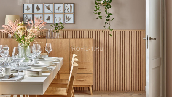 Реечная настенная панель VOX LINERIO M-LINE дерево 2650х122х12 мм Реечная настенная панель VOX LINERIO M-LINE дерево 2650х122х12 мм