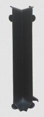 Уголок внутренний для плинтуса 40 мм черный