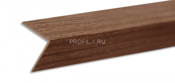 Гибкий уголок ПВХ 25х25 Lemal U25x25 8520 под дерево 2,75 м (25 штук)