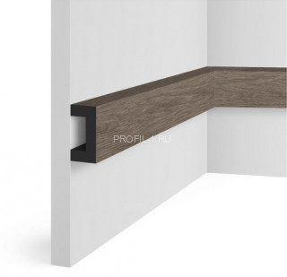 Молдинг 20х40 мм HiWood LB40 BR490 под дерево 2,7 м Молдинг 20х40 мм HiWood LB40 BR490 под дерево 2,7 м