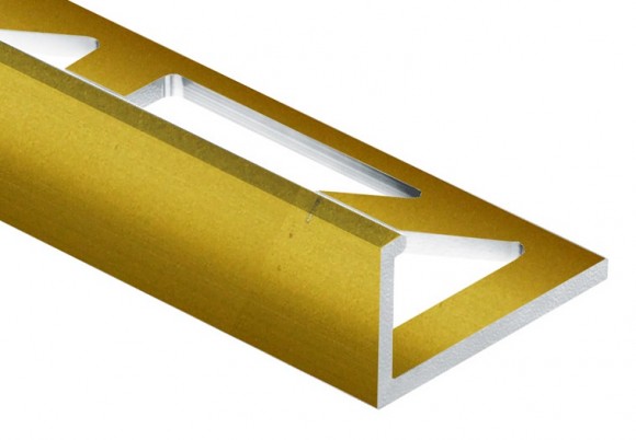 Профиль L-образный алюминий 10 мм PV02-04 золото матовое 2,7 м