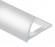 Профиль С-образный алюминий для плитки 12 мм PV09-02 eco серебро матовое 2,7 м