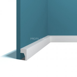 Напольный плинтус Перфект Плюс P87 белый дюрополимер 25х40 мм 200 см Напольный плинтус Перфект Плюс P87 белый дюрополимер 25х40 мм 200 см